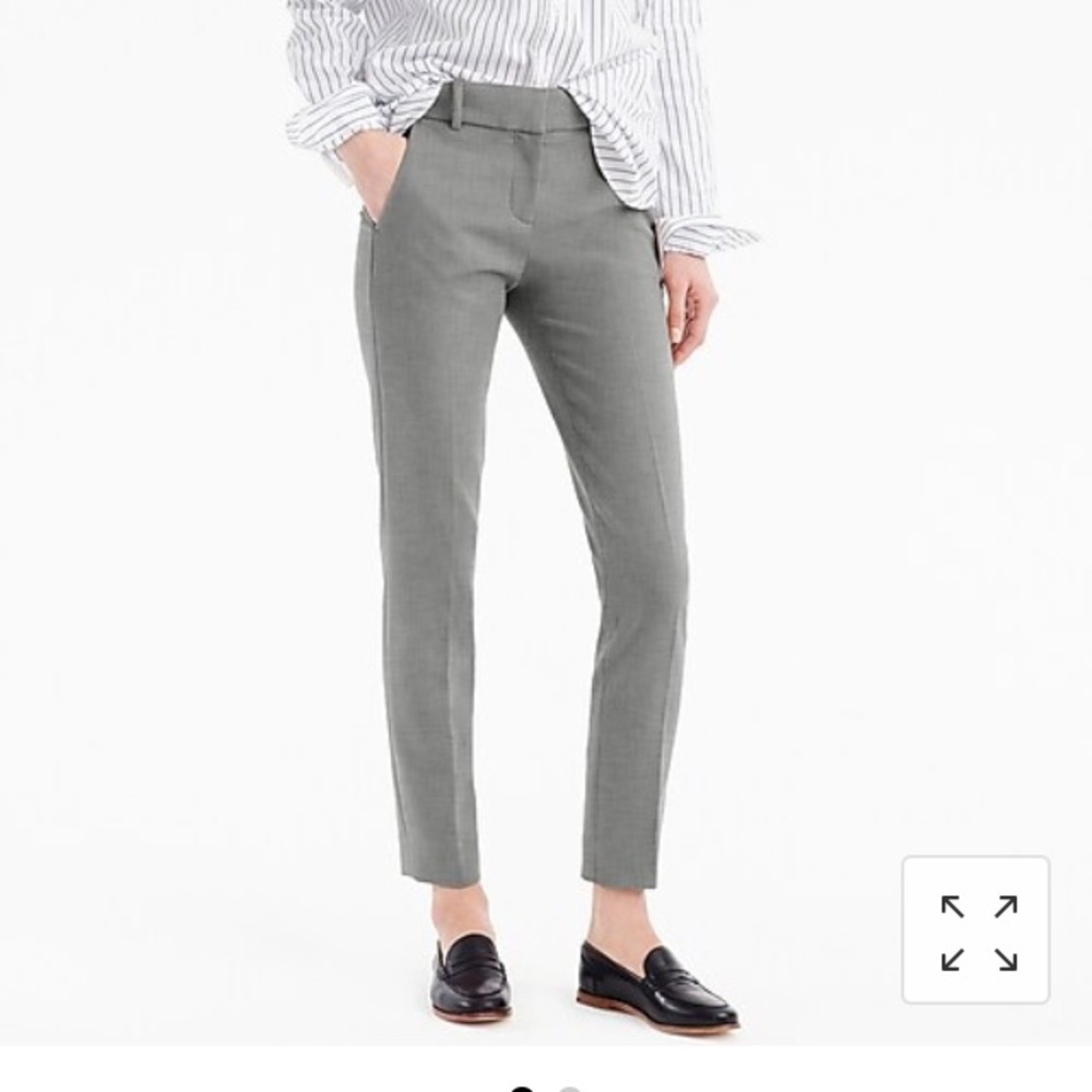 J. Crew Cameron Crop Pants in Four Season Stretch
